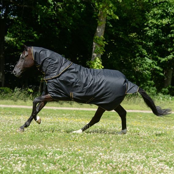 Deka lehká výběhová Bucas Irish Turnout Light 50g s odnímat. krkem