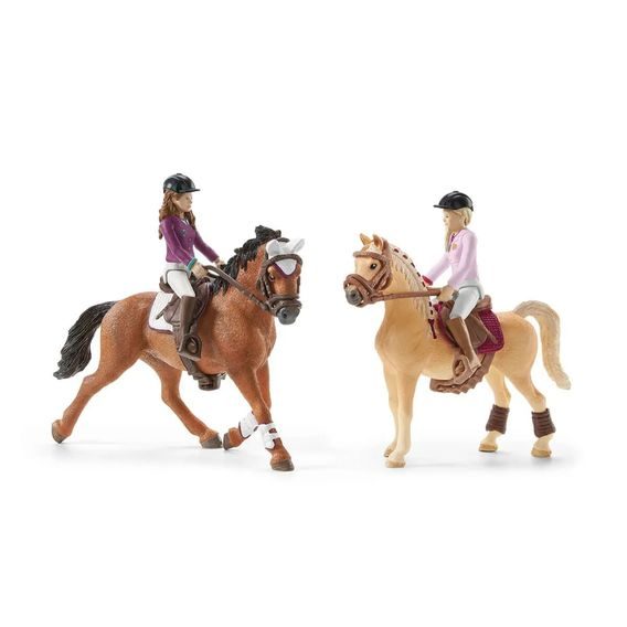 Schleich 42440 - Turnajové závodiště s koníky a ošetřovatelkami