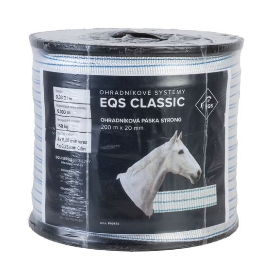 EQS Classic - ohradníková páska Strong 20mm/200m