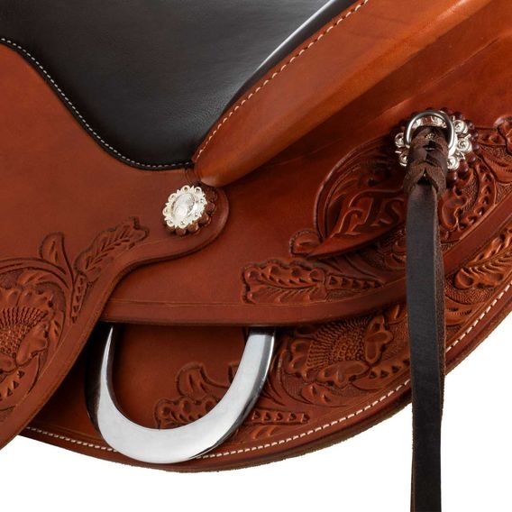 *W* Sedlo westernové Freemax Short Leather Cow