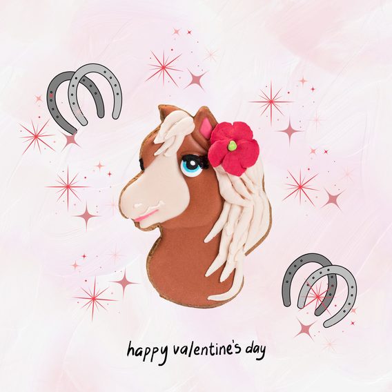 Pamlsky Candy Horse Cookies Valentine's day 30-40g