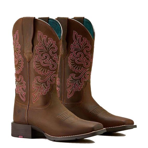 *W* Westernové boty Ariat® WMS Round Up Wide Square Toe StretchFit dámské Kolekce 2025
