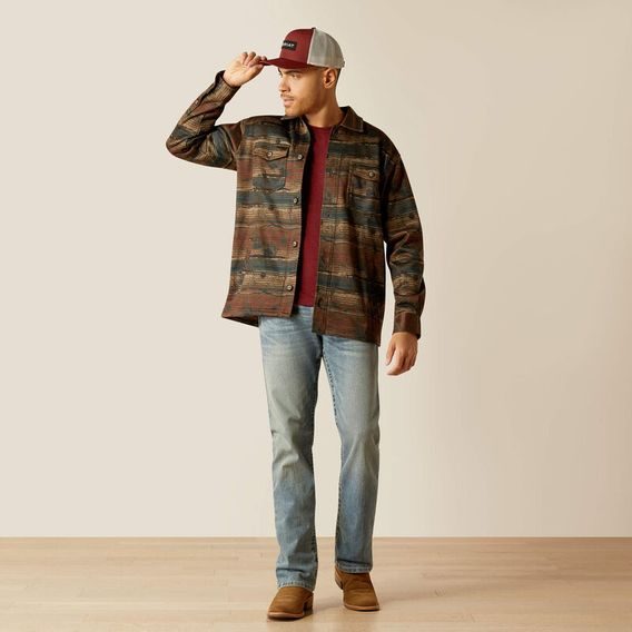 *W* Bunda / Košile Ariat® MNS Caldwell Printed Shirt Jacket pánská DOPRODEJ