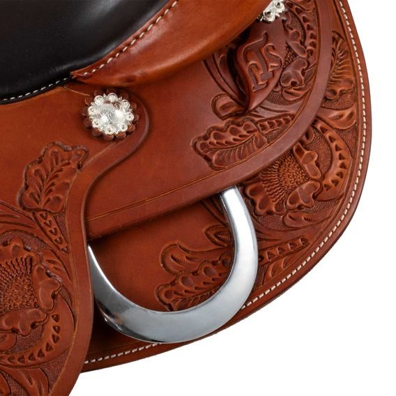 *W* Sedlo westernové Freemax Short Leather Cow