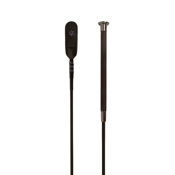 Bičík drezurní Kentucky Guidance Leather Grip s plácačkou