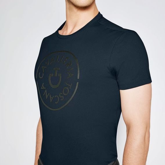 Tričko Cavalleria Toscana Double Orbit Cotton pánské KOLEKCE 2024