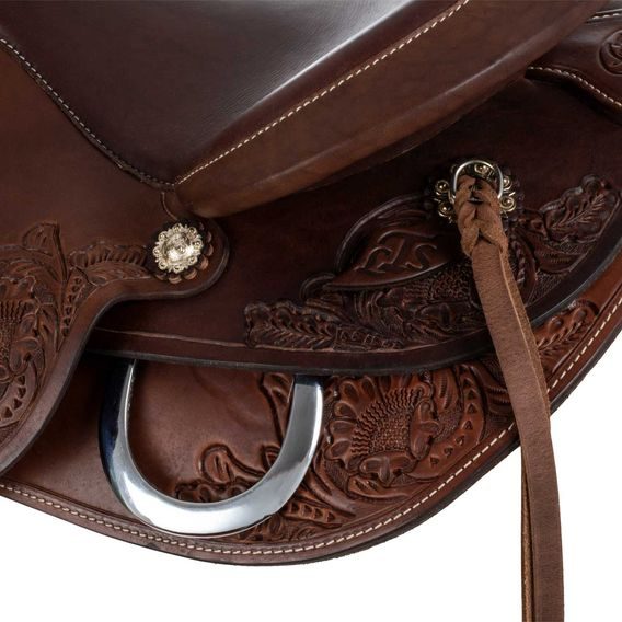 *W* Sedlo westernové Freemax Short Leather Cow