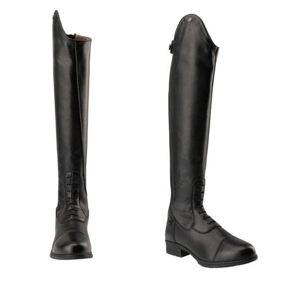 Jezdecké boty vysoké Suedwind Nova Tall Vegan 39 SLIM-NORMAL černé - SLEVA - chybí ozdobný pin