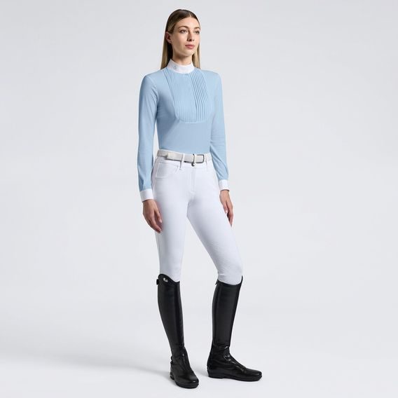 Závodní tričko Cavalleria Toscana Pleated Bib Jersey dl. rukáv dámské Kolekce 2025