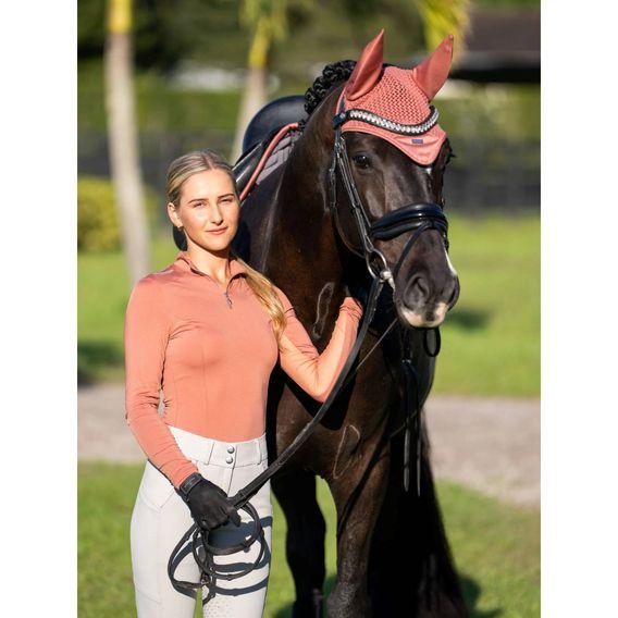 Čabraka na uši Equestrian Stockholm Modern Coral Kolekce 2025