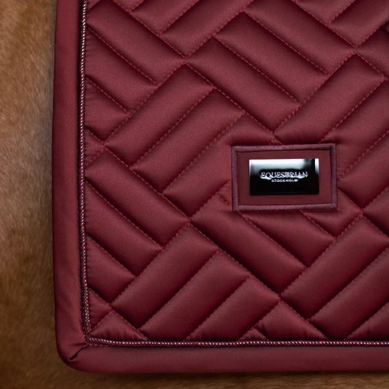 Podsedlová dečka Equestrian Stockholm Modern Bordeaux