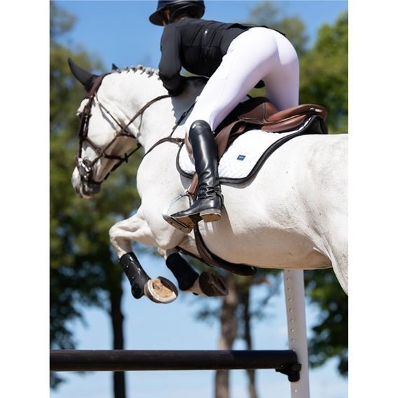 Podsedlová dečka Equestrian Stockholm Modern white black edition Kolekce 2023/24