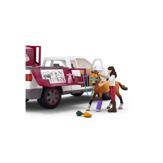 Schleich 42704 - Mobilní veterinář s přívěsem