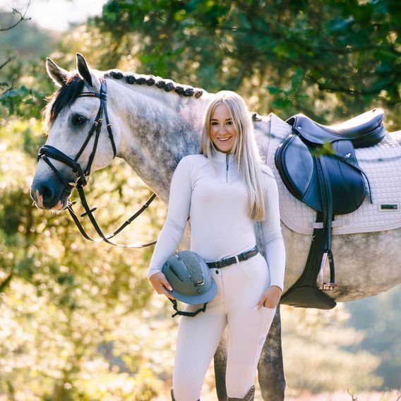 Jezdecká ochranná helma Imperial Riding Olania Deluxe Lady