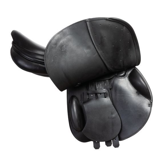 Sedlo skokové Prestige X-Meredith 1733 LUX vlna černá A+2 CC ** SLEVA-40% odprodej zkušebního sedla