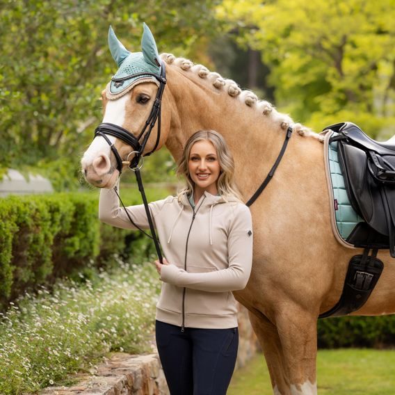 Čabraka na uši LeMieux Loire Aqua Kolekce 2025