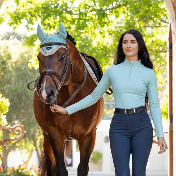 Čabraka na uši LeMieux Loire Aqua Kolekce 2025