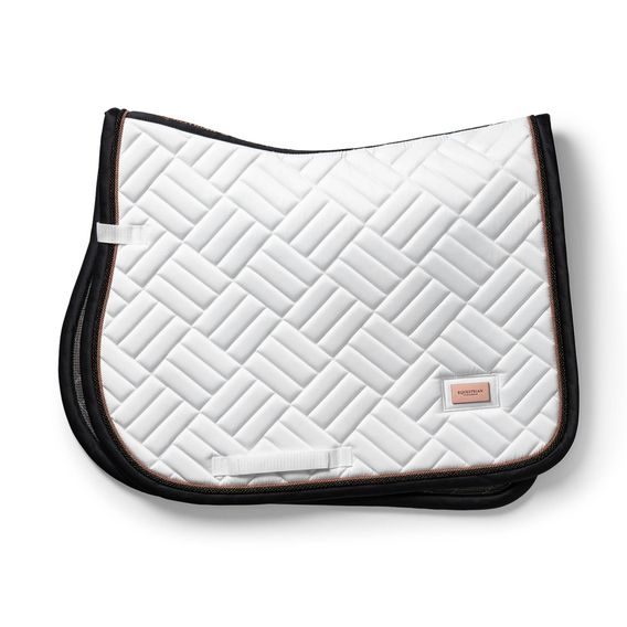 Podsedlová dečka Equestrian Stockholm Modern White Dark Ocean