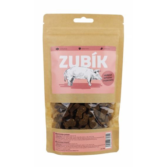 Pochoutka ZUBÍK Vepřové kotlety s kurkumou 200g