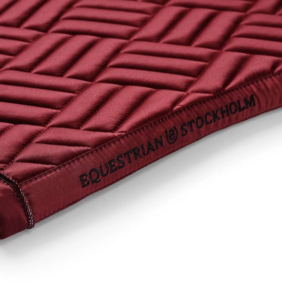 Podsedlová dečka Equestrian Stockholm Modern Bordeaux