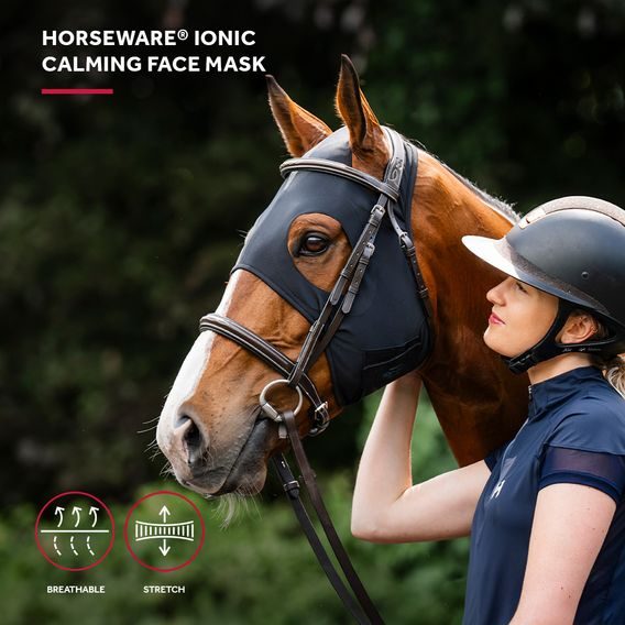 Maska na hlavu Horseware Ionic Calming