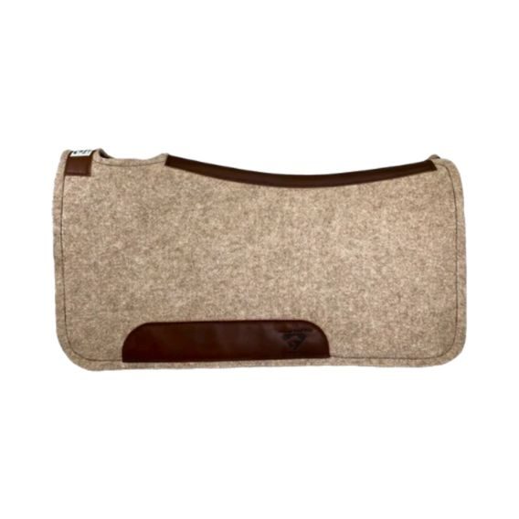 *W* Podsedlová deka Diamond Wool Pads - Countoured Cowboy Pad 1" (32x32")