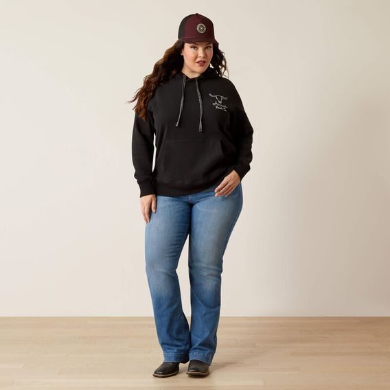 *W* Mikina WMS Ariat Steer Stitch Hoodie dámská Kolekce 2025
