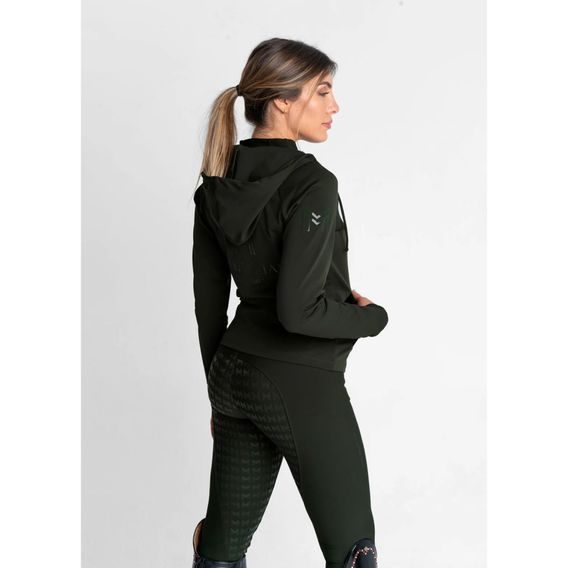 Mikina Maximilian Equestrian Reflection Zip Hoodie dámská KOLEKCE