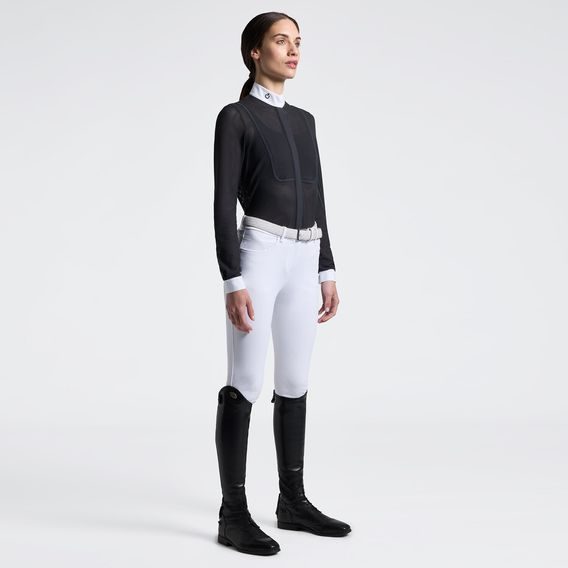 Tričko závodní Cavalleria Toscana Perforated dl. rukáv dámské Kolekce 2026