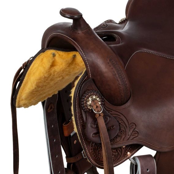 *W* Sedlo westernové Freemax Short Leather Cow
