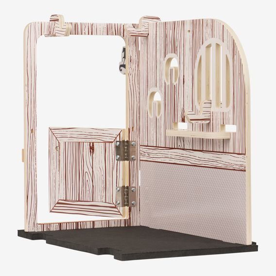 Hračka LeMieux Toy Pony Wooden Stable Set