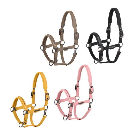 Ohlávka Eskadron Platinum Softshell Pearls Double Pin Kolekce 2025