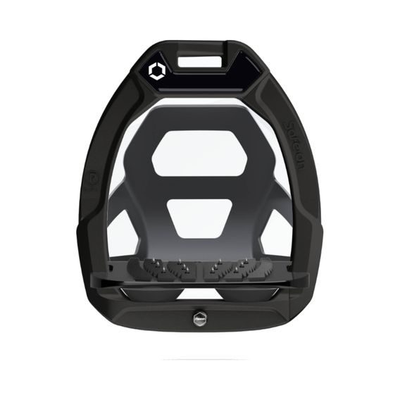 Třmeny bezpečnostní Flex-On Safe-On All Black + With Endurance Cage