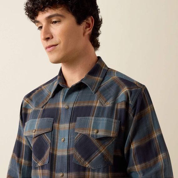 *W* Košile Ariat® MNS Retro Harbert Fitted Snap Shirt pánské Kolekce 2026/27