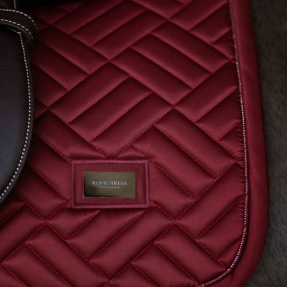 Podsedlová dečka Equestrian Stockholm Modern Bordeaux