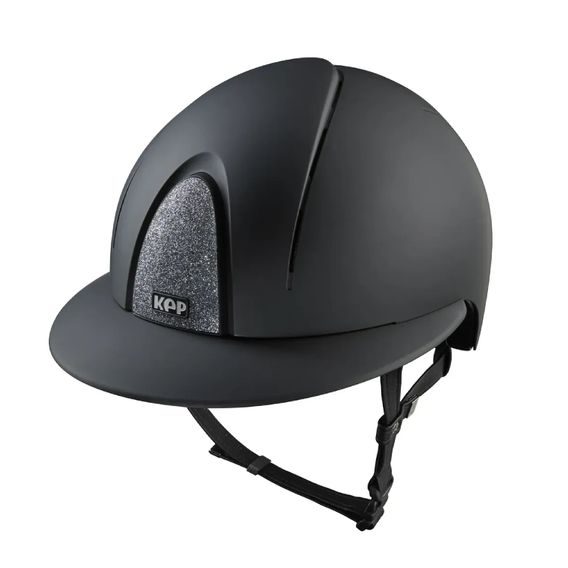 Jezdecká ochranná helma KEP Smart Nova Textile Polo Star Silver