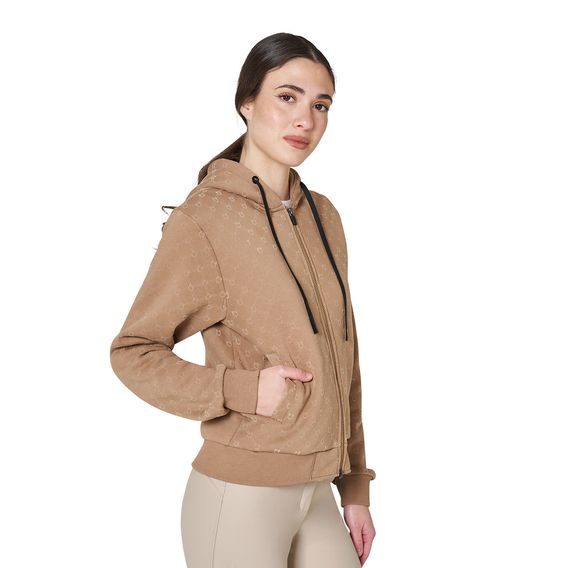 Mikina Equestro Monogram Full Zip dámská Kolekce 2026/27