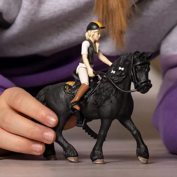 Schleich 42640 - Blondýna Tori a kůň Princess