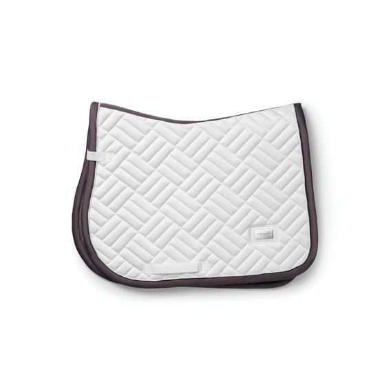 Podsedlová dečka Equestrian Stockholm Modern White Dark Violet Kolekce 2025/26