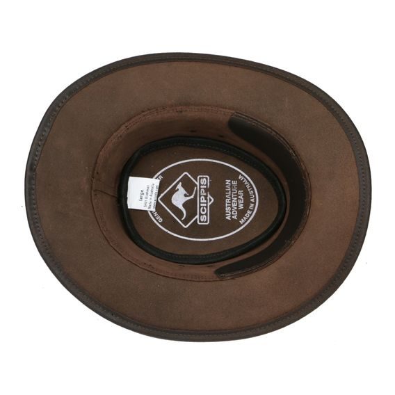 *W* Australský klobouk kožený Scippis Bushman