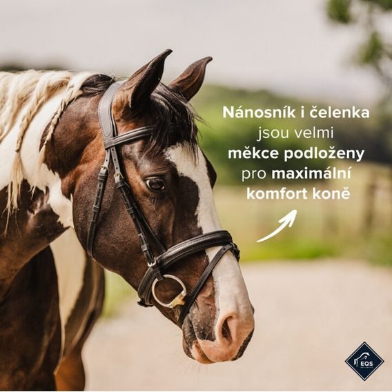 Uzdečka Equiservis Anatomická anglický nánosník