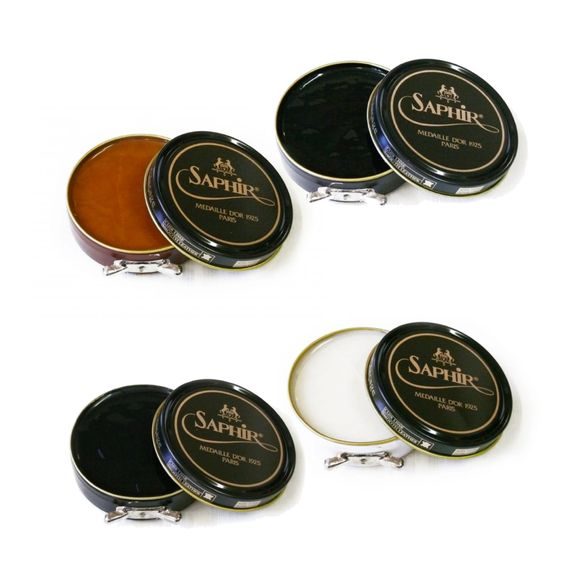 Saphir Pate de Luxe - Leštící vosk na koženou obuv 50ml DOPRODEJ