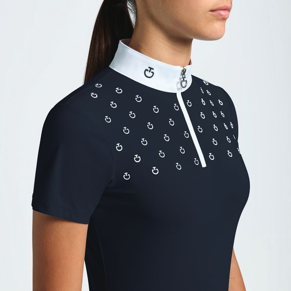 Tričko závodní Cavalleria Toscana Logo Print dětské/dívčí Kolekce 2025