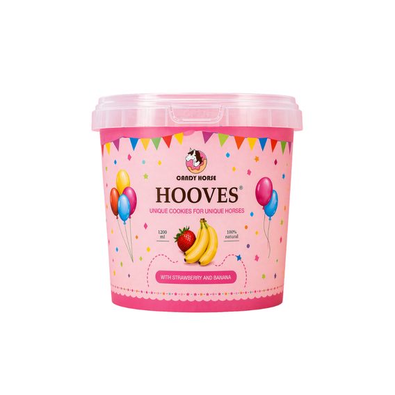 Pamlsky Candy Horse Kopýtka Bubblegum Banana+Strawberry 500g