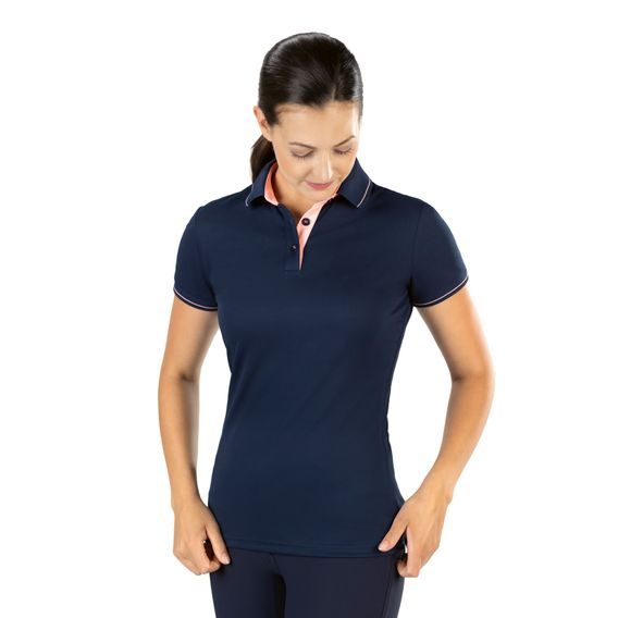Tričko HKM Polo Classico s krátkým rukávem dámské OUTLET