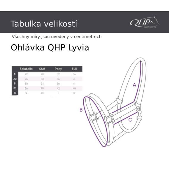 Ohlávka QHP Lyvia DOPRODEJ