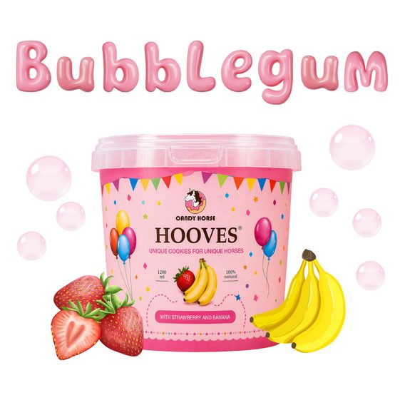 Pamlsky Candy Horse Kopýtka Bubblegum Banana+Strawberry 500g