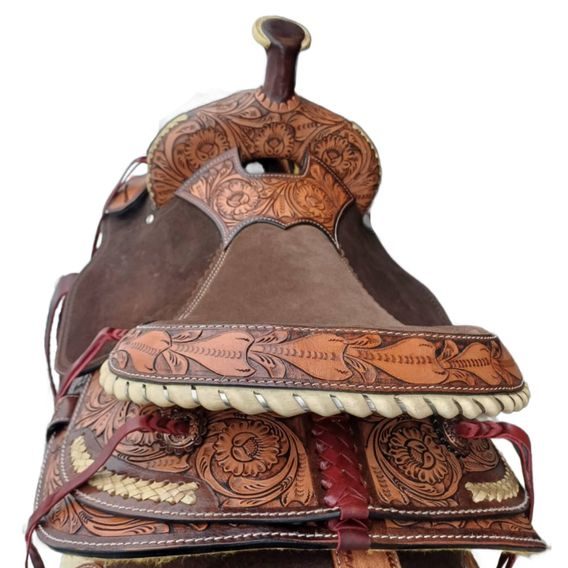 *W* Westernové sedlo Roper FQH/16+zadní podbřišník