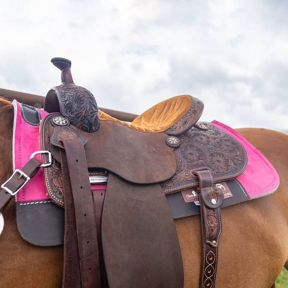 *W* Podsedlová deka Classic Equine Zone Suede Micro 3/4 31x32