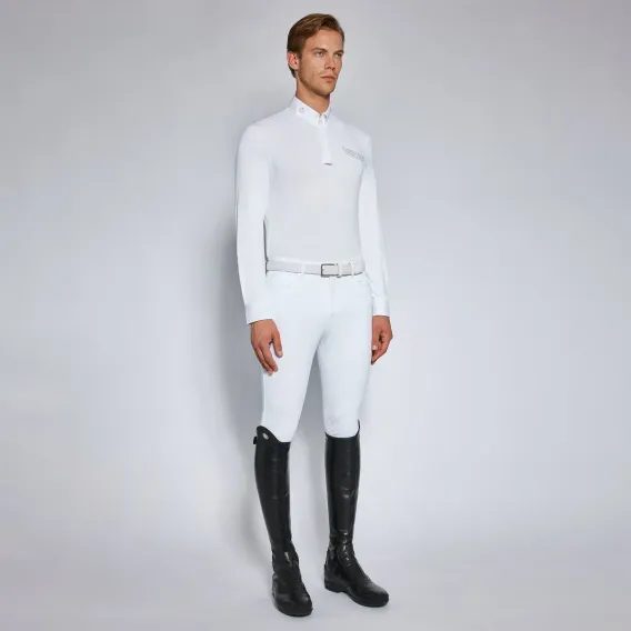 Závodní tričko Cavalleria Toscana Tech Piquet Competition pánské KOLEKCE 2024